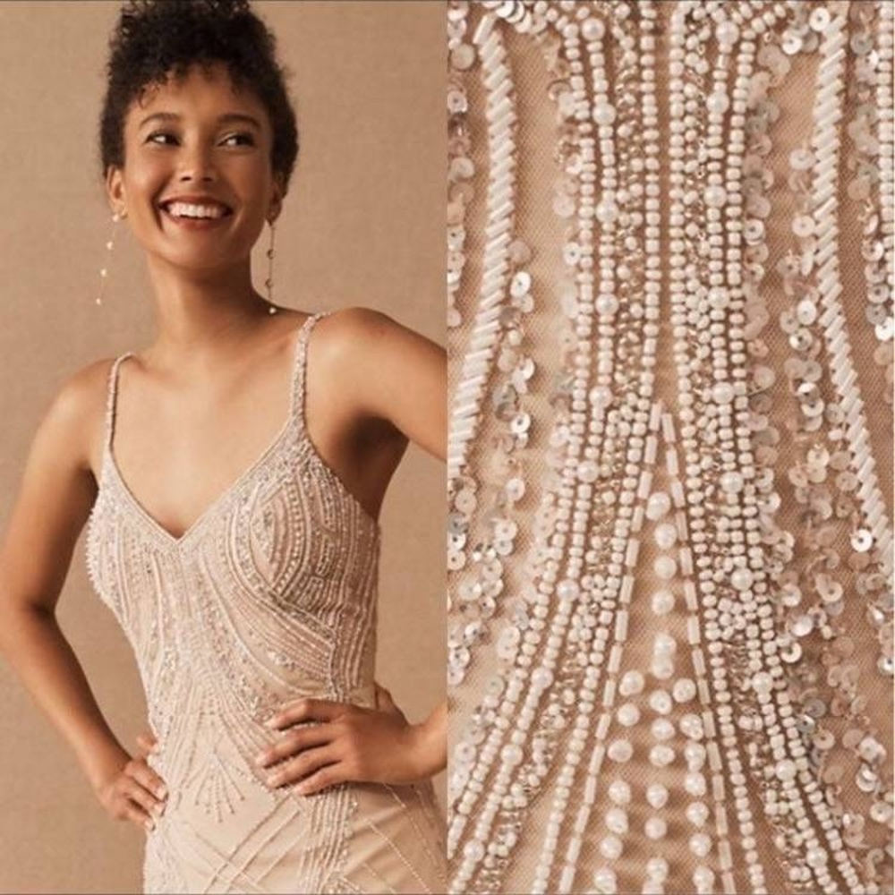 Anthropologie/BHLDN Luxor dress almond